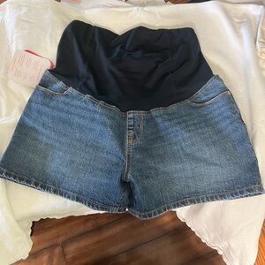Maternity Jean shorts